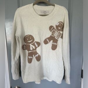 Gingerbread man sweater